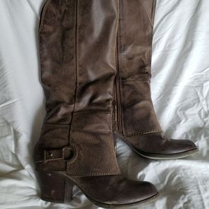 Cuff Heel Boots